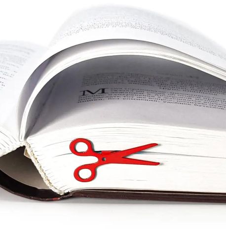 Закладка для книг «Ножницы»