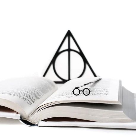 Закладка для книг «Очки Гарри Поттера»