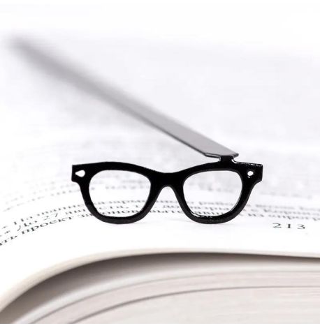 Закладка для книг «Очки Хипстера»