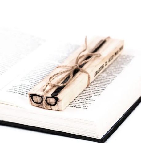 Закладка для книг «Очки Хипстера»
