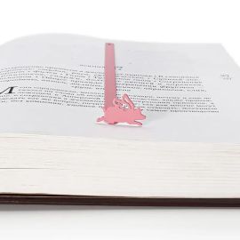 Закладка для книг «Окрилене порося» (рожева)