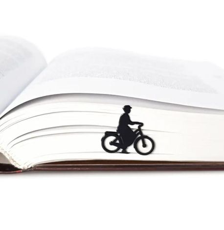 Закладка для книг «Пані на велосипеді»