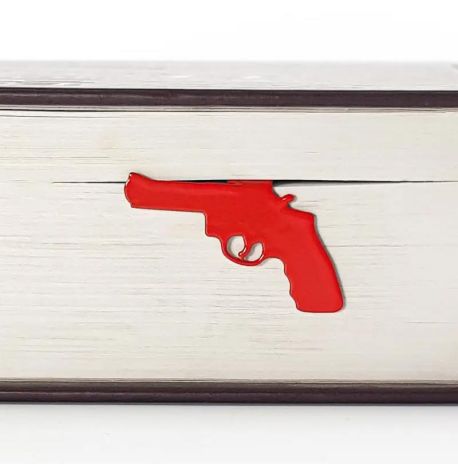Закладка для книг «Пистолет»