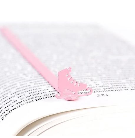 Закладка для книг «Розовые коньки»