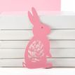 Закладка для книг «Щасливий заєць» (рожевий колір)