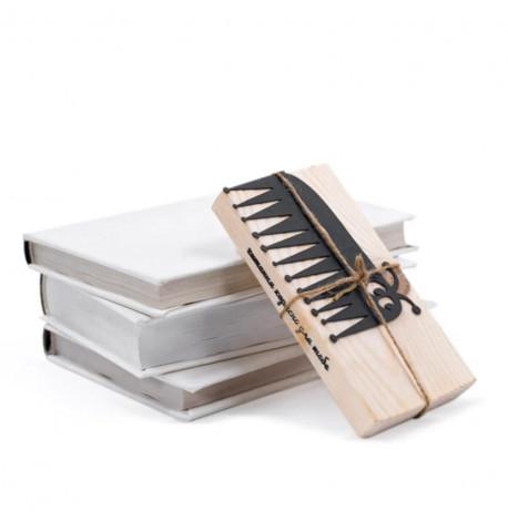 Закладка для книг «Сороконіжка» (чорний)