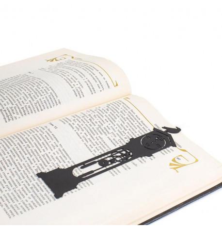 Закладка для книг «Старовинний годинник з вороном»