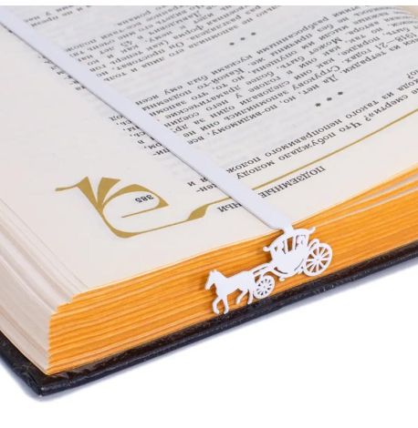 Закладка для книг «Весільна карета»