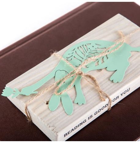 Закладка для книг «Танцюючий великодній заєць» (м'ятний колір)