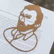 Закладка для книг «Ван Гог» (горчичный)