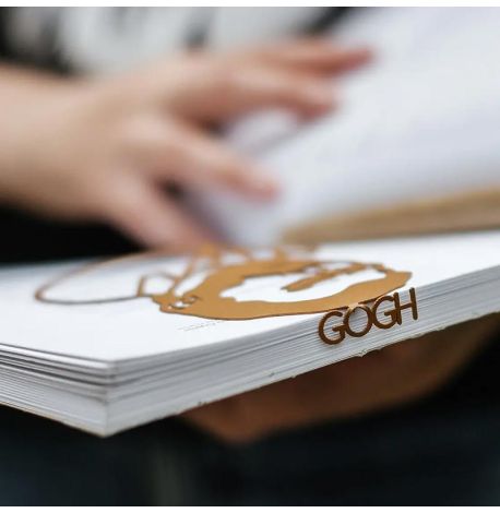 Закладка для книг «Ван Гог» (горчичный)
