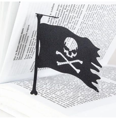 Закладка для книг «Весёлый Роджер»