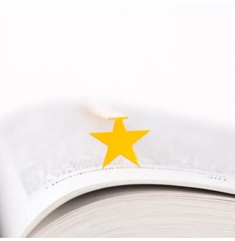 Закладка для книг «Жёлтая звезда»