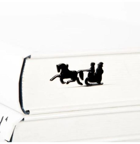 Закладка для книг «Зимові санчата»