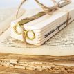 Закладка для книг «Золотые очки»