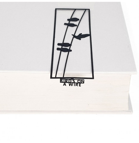 Закладка для книг «Птахи на дротах»