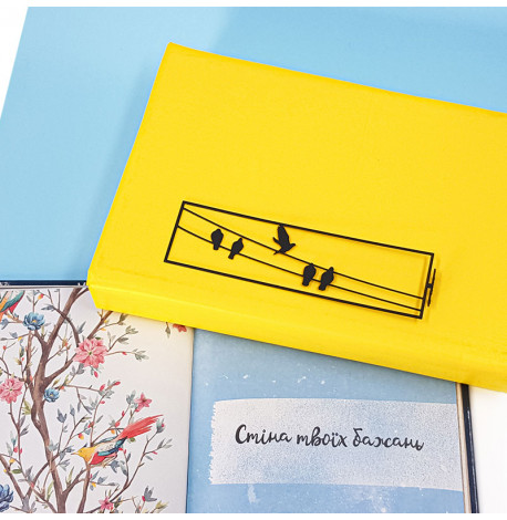 Закладка для книг «Птахи на дротах»