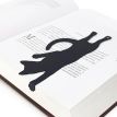 Закладка для книг «Кіт дістає книгу з полиці»