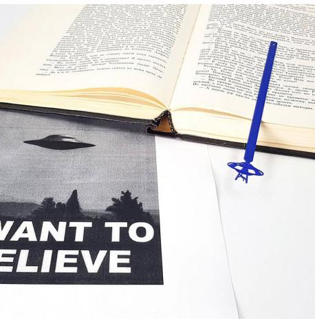 Закладка для книг «Летающая тарелка»