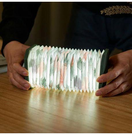 Светильник-гармошка Gingko Velvet Accordion Green