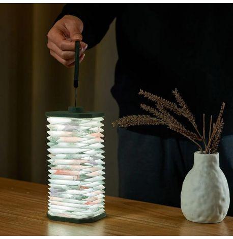 Светильник-гармошка Gingko Velvet Accordion Green