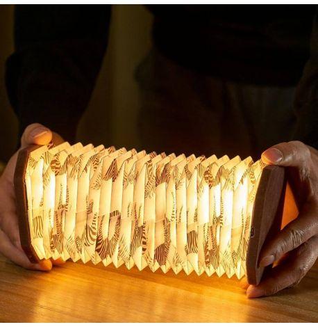 Светильник-гармошка Gingko Velvet Accordion Zebra (коричневый)