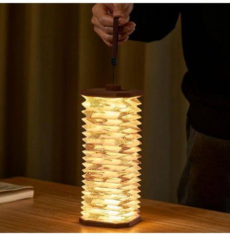 Светильник-гармошка Gingko Velvet Accordion Zebra (коричневый)