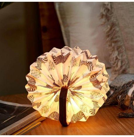 Светильник-гармошка Gingko Velvet Accordion Zebra (коричневый)