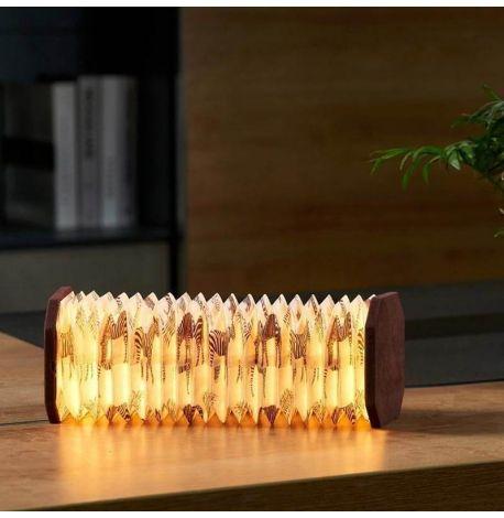 Светильник-гармошка Gingko Velvet Accordion Zebra (коричневый)