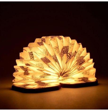 Светильник-гармошка Gingko Velvet Accordion Zebra (коричневый)