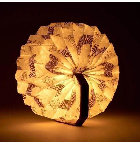 Светильник-гармошка Gingko Velvet Accordion Zebra (коричневый)