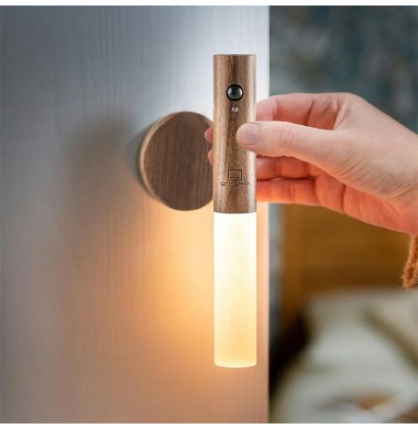 Cветильник с магнитом Gingko Baton Walnut (орех)