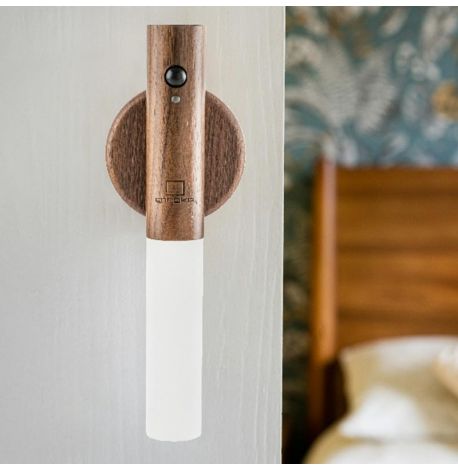 Cветильник с магнитом Gingko Baton Walnut (орех)