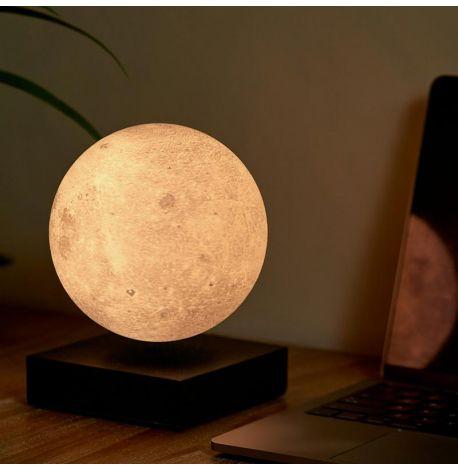 Левитирующий светильник Gingko Moon Lamp (черный)
