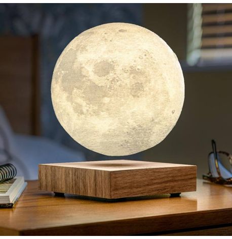 Левітуючий світильник Gingko Moon Lamp (горіх)