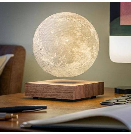 Левітуючий світильник Gingko Moon Lamp (горіх)