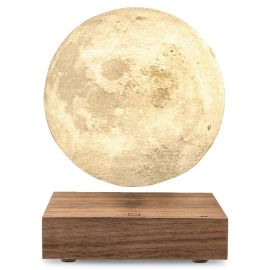 Левитирующий светильник Gingko Moon Lamp (орех)