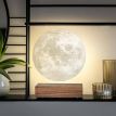 Левітуючий світильник Gingko Moon Lamp (горіх)