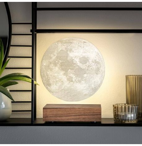 Левітуючий світильник Gingko Moon Lamp (горіх)