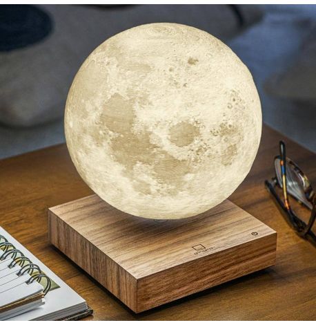 Левітуючий світильник Gingko Moon Lamp (горіх)