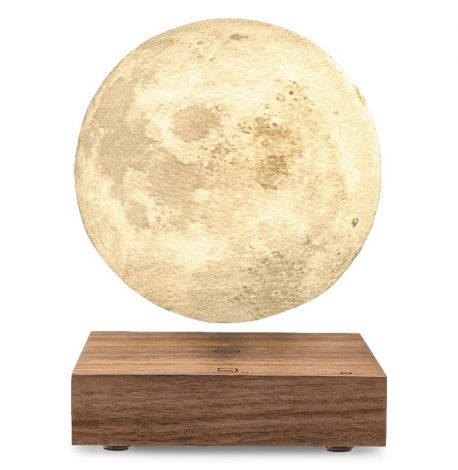 Левітуючий світильник Gingko Moon Lamp (горіх)