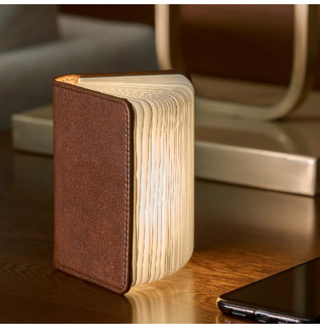 Светильник-книга Gingko Smart Book Mini (натуральная кожа)