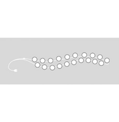 Тайская гирлянда Gold Mix (35 шариков) петля от сети