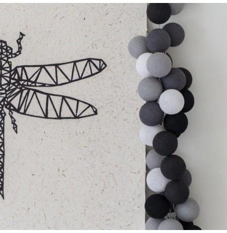 Тайская LED-гирлянда Antra (20 шариков) линия на батарейках