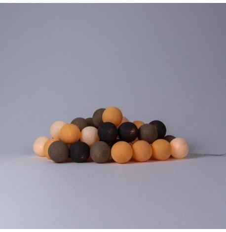 Тайская LED-гирлянда Clay (20 шариков) линия на батарейках