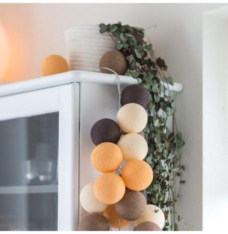 Тайская LED-гирлянда Clay (20 шариков) линия на батарейках