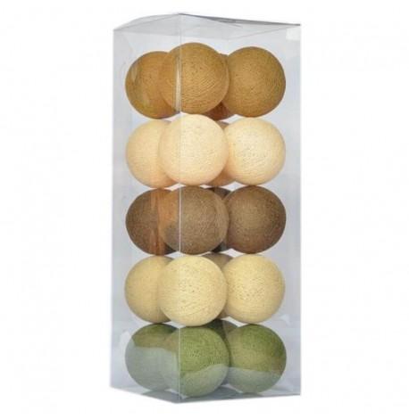 Тайская LED-гирлянда Forest (10 шариков) линия на батарейках