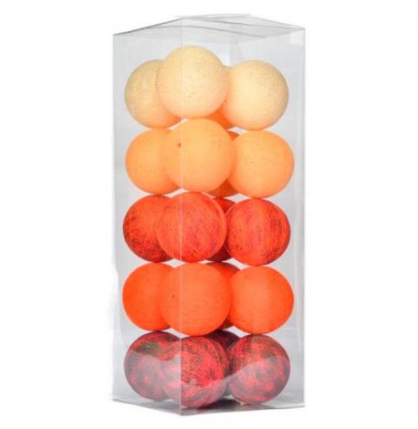 Тайская гирлянда Funny Orange (35 шариков) петля от сети