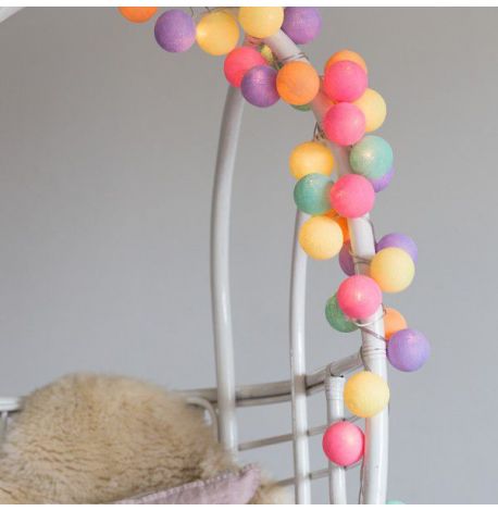 Тайская LED-гирлянда Ice Cream (20 шариков) линия на батарейках