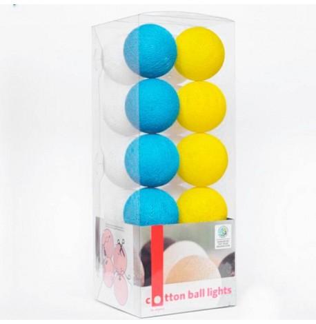 Тайская LED-гирлянда National (10 шариков) линия на батарейках